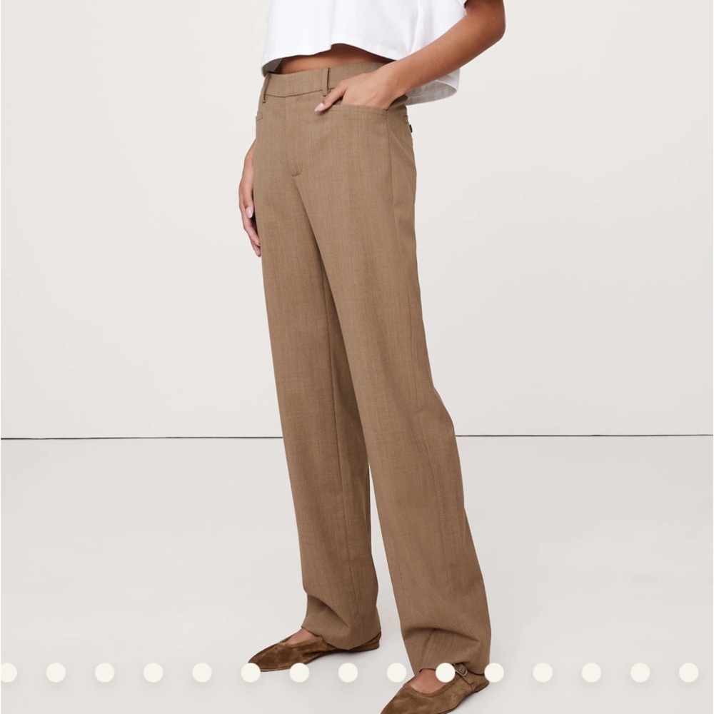 Tailored High-Waist Wide-Leg Pants - Black - Picture 12 of 16